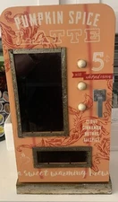 HTF Pumpkin Spice Latte Display Cabinet Vending Fall TJMaxx Homegoods Rae Dunn