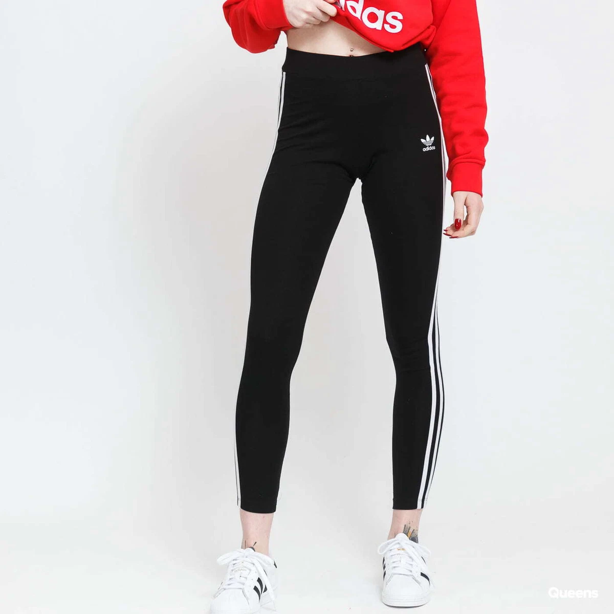 Adidas Originals Women's Adicolor Classics 3-Stripes Tights Black HD2350 g