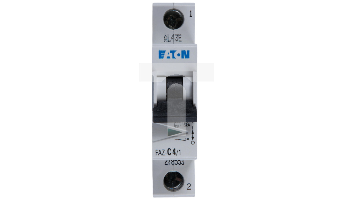Circuit breaker 1P C 4A 15kA AC FAZ C4/1 278553 /T2UK