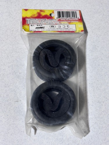Yokomo GT-39AM GT500 GT-500 Vintage 1/10 RC R/C Rubber Tire Set NEW NOS - Picture 2 of 2