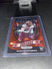 2021 Panini Prizm Draft Picks - Crusade Red Ice Prizm #166 Rashod Bateman (RC) 