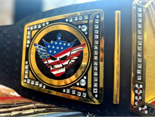 american  nightmare new undisputed championship belt wrestling title 2mm brass - Zdjęcie 1 z 4