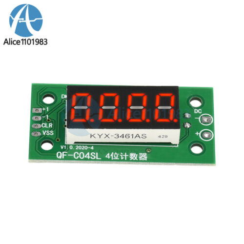 DC4-40V 0-9999 Electronic Digital Counter Module With Power Cut Memory Function - Picture 8 of 17