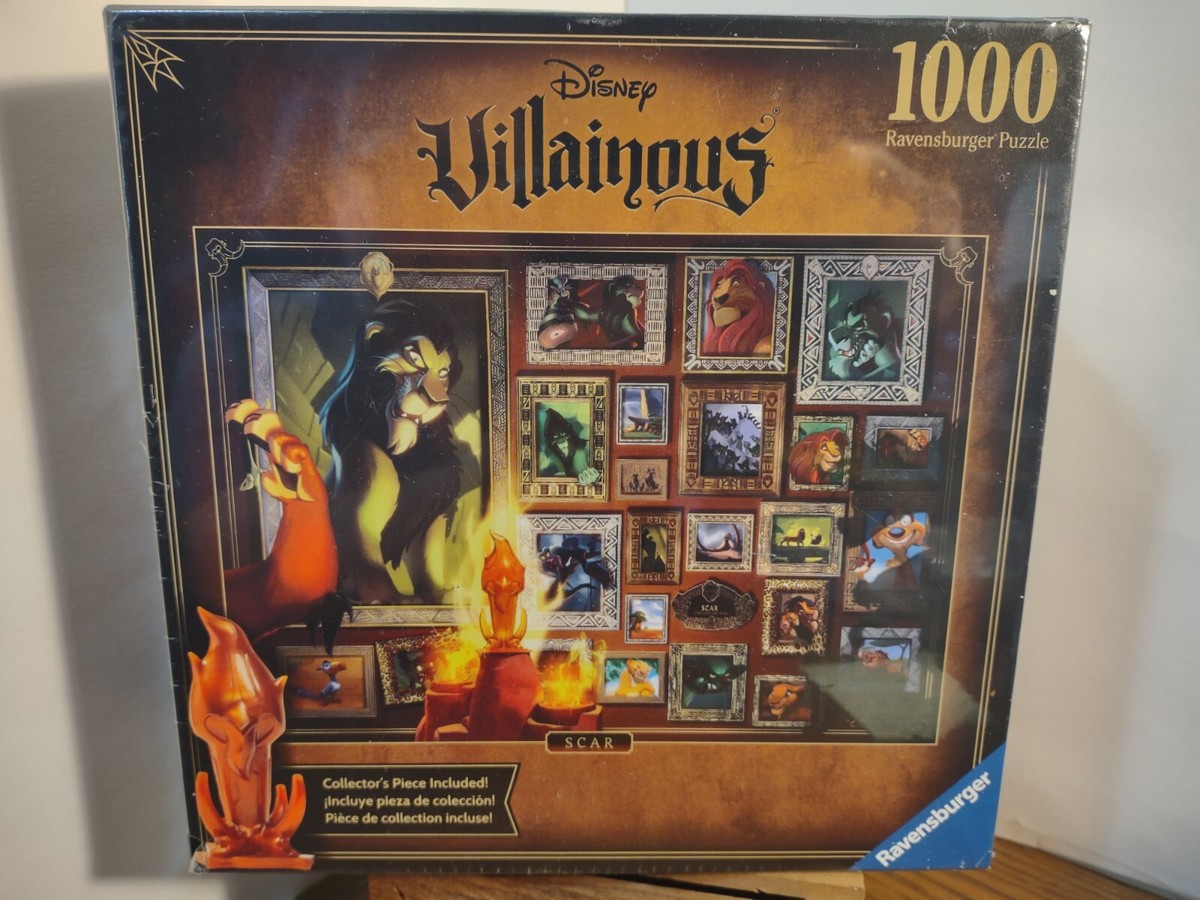 Disney Villainous Scar, 1000 Piece Puzzle, puzzle villainous disney