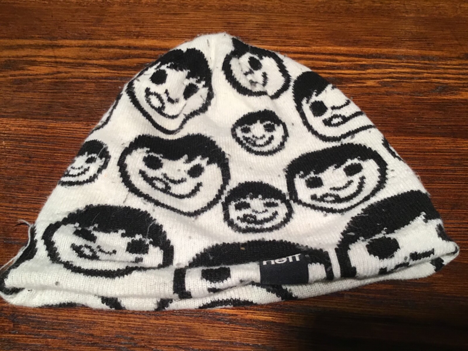 white neff beanie