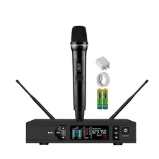 UHF Rechargeable Wireless Microphone System for Sennehiser Vocal True Diversity