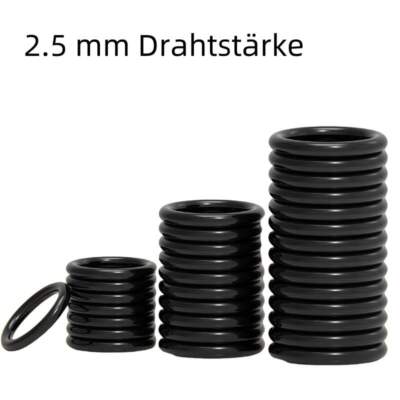 5X O Ring O-Ring OD 9 - 250 mm x Schnurstärke 2,5 mm NBR 70 Dichtring 0 Ring