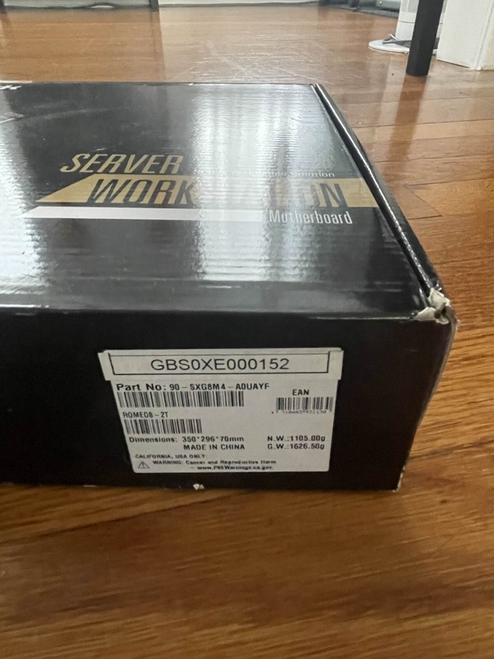 ASRock Rack ROMED82T/BCM AMD EPYC 7003 LGA 4094 SP3 ATX Server MOBO