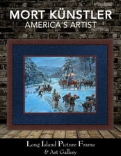 Mort Kunstler Civil War Print Winds of Winter Custom Framed