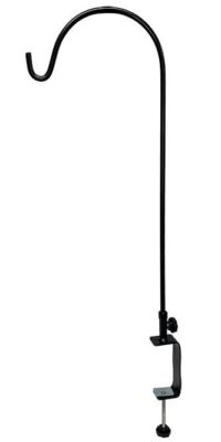 Erva Deck Rail Hanger with Extra Large Clamp-Black
