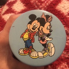 Disney Vintage Lithograph Tin Canister USA Made