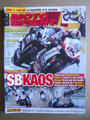 Motosprint Nr. 19 2009 [Q77] Test Suzuki Gladius 650 BMW S 1000 RR