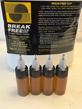 Military Breakfree CLP Weapon Gun Oil 1/2 oz Bottle Full New USA Lot of 4