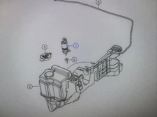 OE Mopar Front Washer Pump # 5152076AC - NEW 
