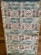  4 VINTAGE TAPESTRY TABLE RUNNER 28" X 46"