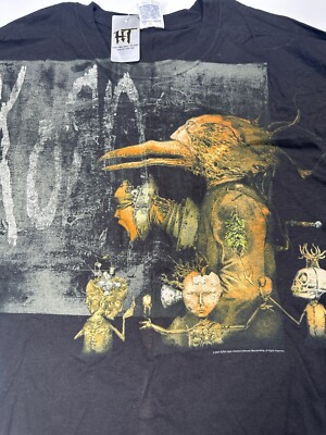 Korn Band Album Cover T-Shirt - Official Merch, Black, Men's Sizes, Cotton Blend