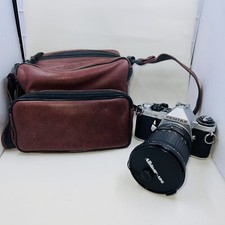 Pentax ME Super 35mm SLR Film Camera w 80mm Albinar ADC Lens Cap Hoya Filter