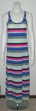 STRIPED MULTICOLORED MAXI DRESS NEW WITHOUT TAGS SIZE MEDIUM