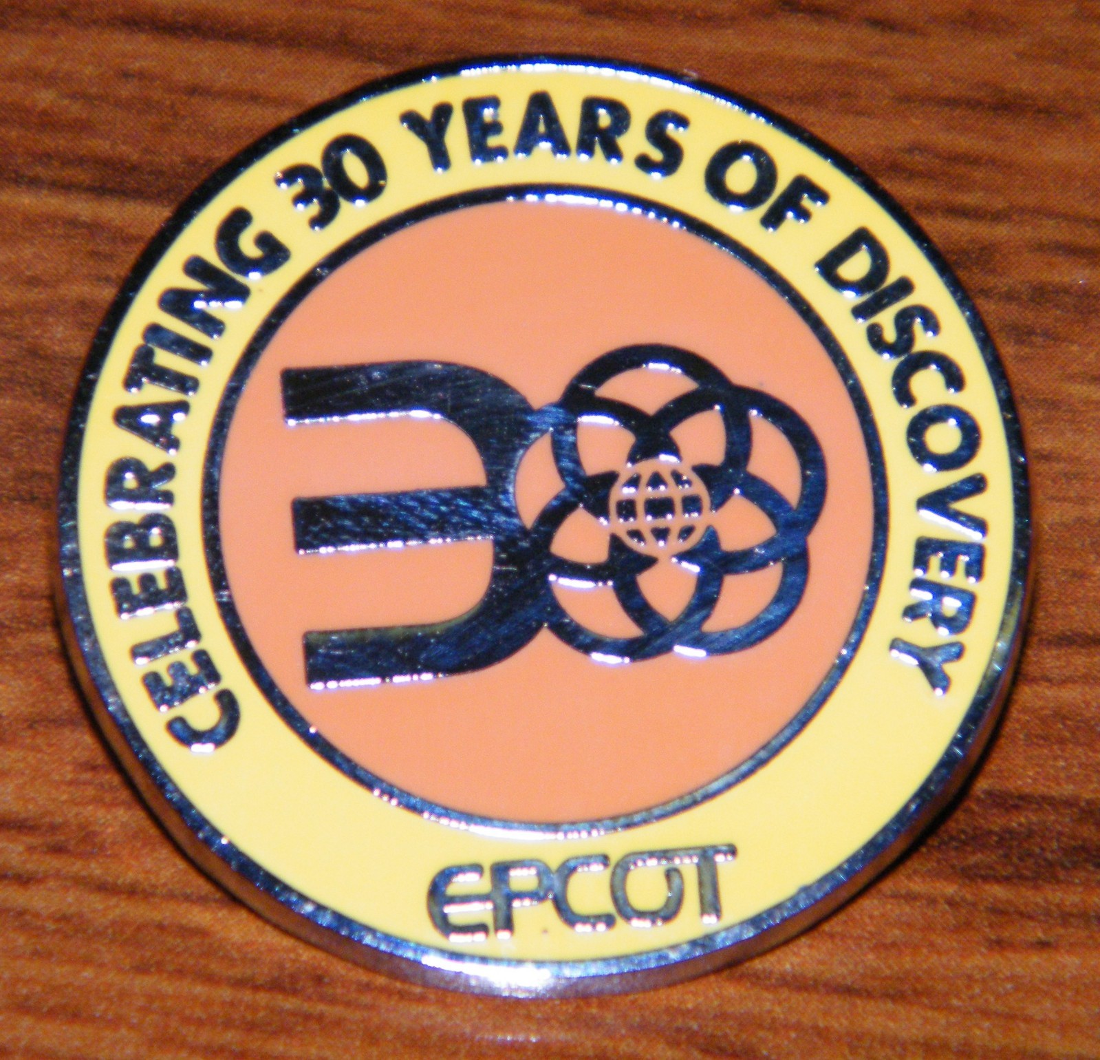 Epcot Hidden Mickey Official Trading Pin 2012 Celebrating 30 Years of Discovery!