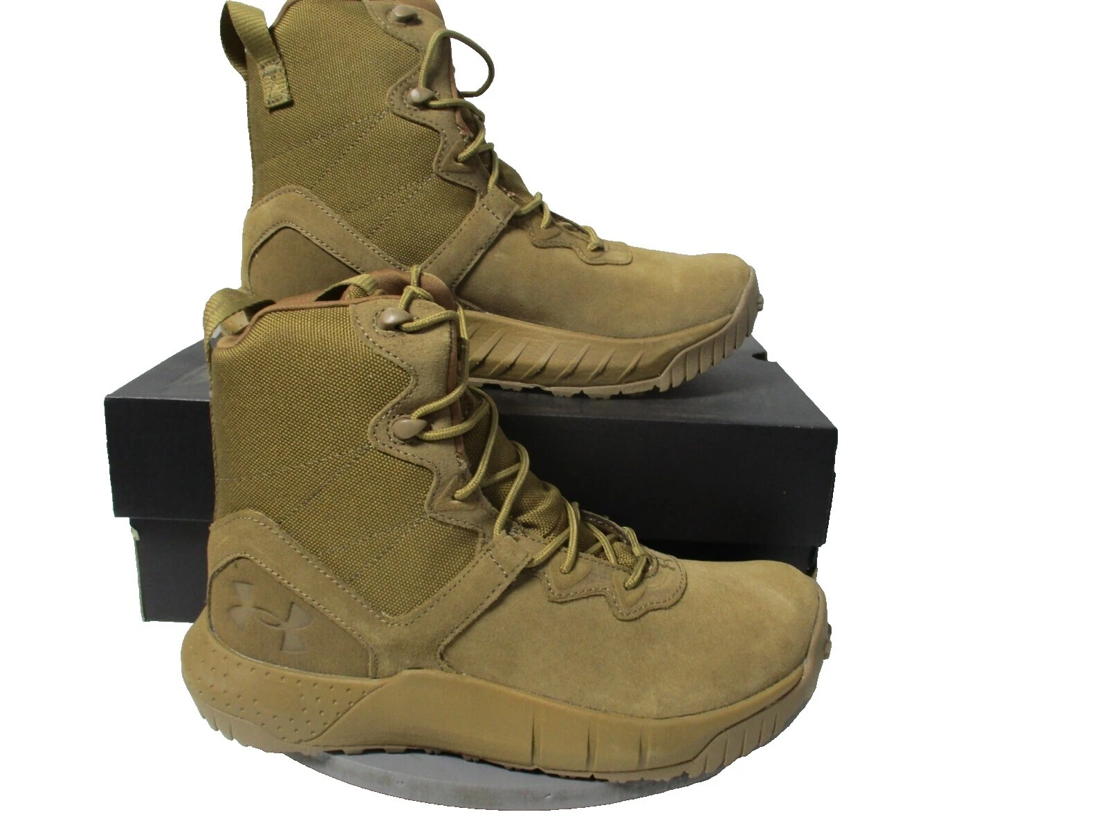 Botas de ante marrón Under Armour para hombres