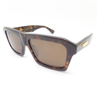 NEW  BOTTEGA VENETA SUNGLASSES WHITE WOMEN EYEWEAR BOTTEGA VENETA BV1213S 004 Bottega Veneta BV1213S 004 Sunglasses White Rectangle Frame  main image 4