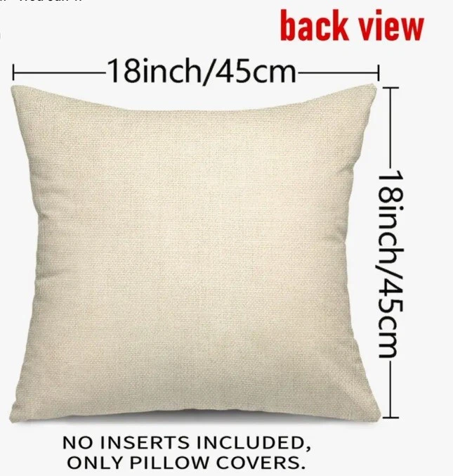 Trick Or Treat Polka Dot Fun Linen Halloween Throw Pillow Cover Home Decor 18” - Image 2 of 3