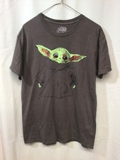 Star Wars Baby Yoda Grayish Brown Medium T Shirt Officially Licensed