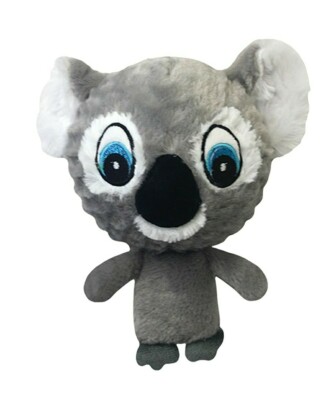 Multipet Knobby Koala Squeaky Plush Dog Toy Bumpy Head Cuddle Buddies 784369432251 | eBay