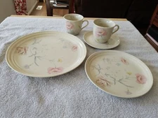 Home Beautiful  JP303 AMBROSIA  5 pics dinner salad plate 2 cups saucer