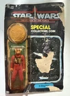 Vintage 1984 Kenner Star Wars Power of the Force POTF ROTJ B-Wing Pilot w Coin