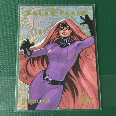 Fleer 2023 Marvel Flair Solar Flair Insert Medusa SF11 Non-Sport Trading Card