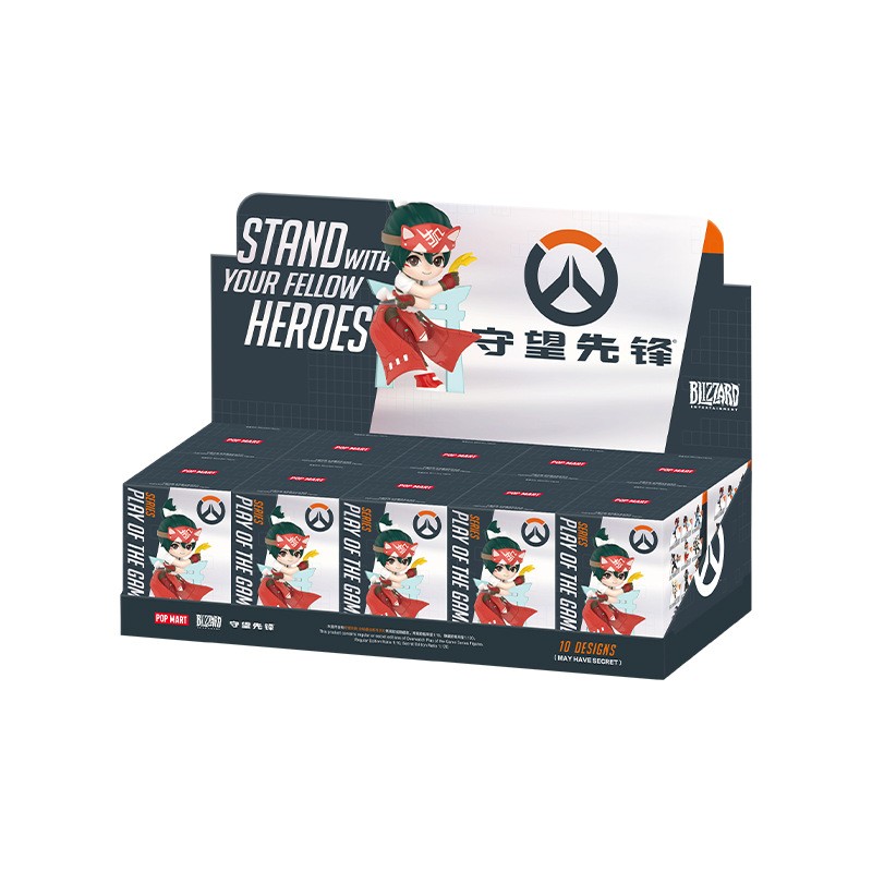 5体セット POP MART Overwatch オーバーウォッチ POP MART OVERWATCH PLAY OF THE GAME SERIES CONFIRMED BLIND BOX