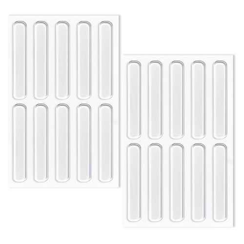 6 Pulsanti In Gomma Per Pianoforte - Paraurti Per Armadio - Diametro 14mm, Nero