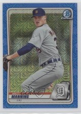 2020 Bowman Chrome Prospects Mega Box Blue Mojo Refractor /150 Matt Manning 10dj
