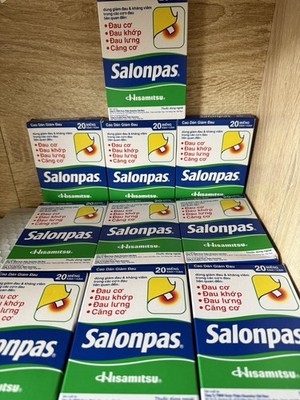  100 ORIGINAL Pflaster SALONPAS Hisamitsu 6.5x4,2cm - 5er X 20 Pflaster 