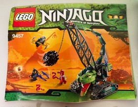 LEGO Ninjago 9457 Fangpyre Wrecking Ball Rare Retired 100% Complete Set