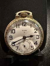 Elgin 16s grade 616 model 20 17j 10K Rolled Gold Plate antique Pocket Watch