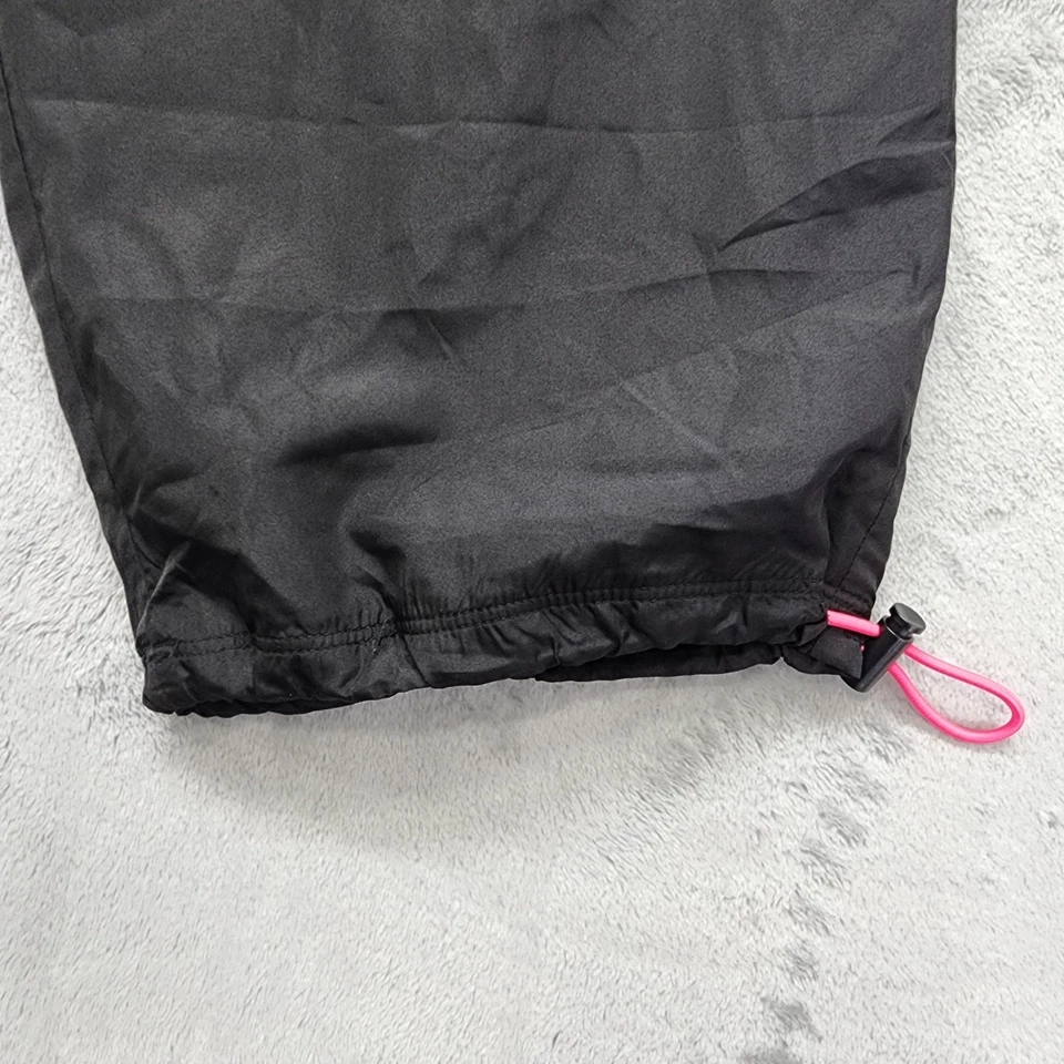 Pantalones No Boundaries Mujer XXXL Negro Rosa Bungee Paracaídas Carga Forrados Pull On Foto 2 de 4