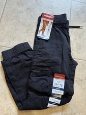 NWT Wrangler Gamer Cargo Pants Black Youth 6 Boys