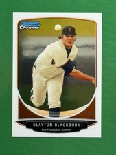 2013 Bowman Baseball Chrome Prospects #BCP98 Clayton Blackburn