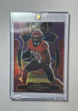 Panini 2025 Select Football Chase Brown Prizm Concourse #59 Cincinnati Bengals