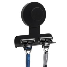 Stainless Steel Shaver Holder 2 Pack Suction Cup for Shower Bathroom Storage