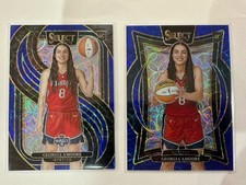 2025 Panini Select WNBA GEORGIA AMOORE (2) ROOKIE BLUE SCOPE PRIZM /199 Mystics