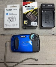 Fujifilm FinePix XP60 Blue 2.7" LCD 5x Wide Optical Zoom Digital Camera WORKS
