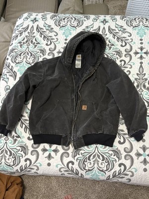 Old Carhart Jacket RN# 14806 X-large Black With Hood. | eBay Old Carhart Jacket RN# 14806 X-large Black With Hood. | eBay