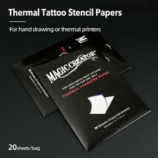 Tattoo Transfer Paper 20pcs Stencil Thermal Tracing Hectograph Sheets