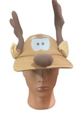Reindeer Antler Trucker Snapback Christmas Trucker Hat Cap Mesh