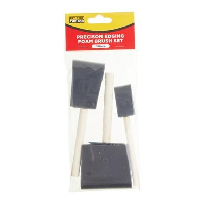 Fit For The Job 3pc Foam 'Jenny' Brush Set (12 Pack)