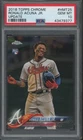 2018 Topps Chrome Update #HMT25 Ronald Acuna Jr. RC Gem Mint PSA 10