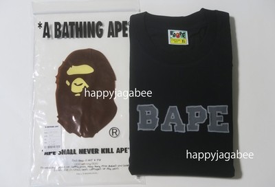 A BATHNIG APE Men's HAND DRAW BAPE LOGO RELAXED FIT TEE 1L80110320